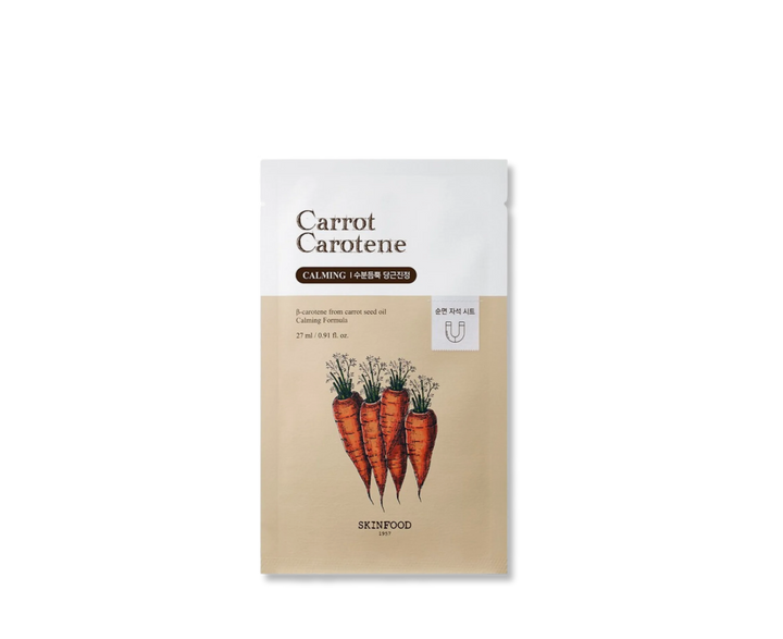 Maschera viso al carotene